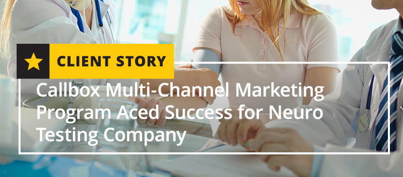Callbox Multi-Channel Marketing Program Aced Success for Neuro