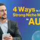 four ways to identify a strong market niche in australia