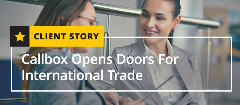 Callbox Opens Doors For International Trade
