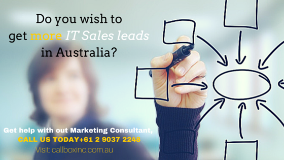 Do you wish to get more IT Sales leads in Australia? Get help.