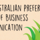 The Australian Preferred Mode of Business Communication