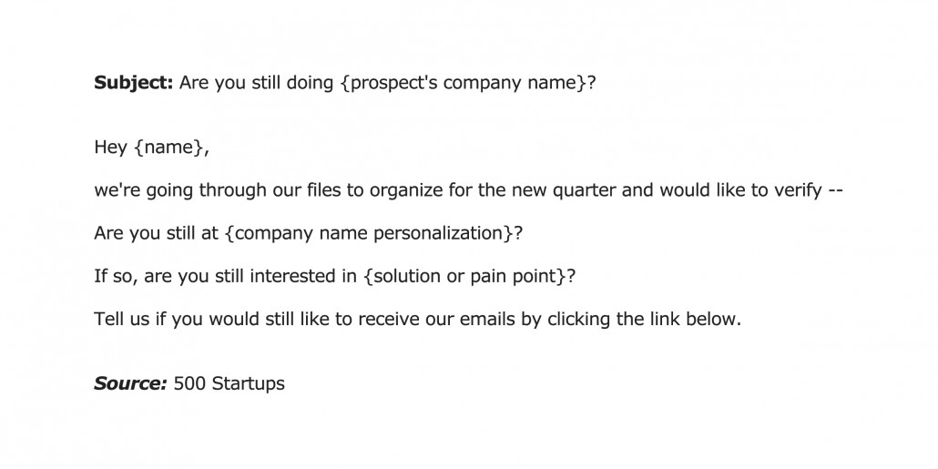 500 startup email templates