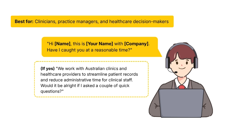 Cold Calling Scripts for Healthcare and Medical Technology