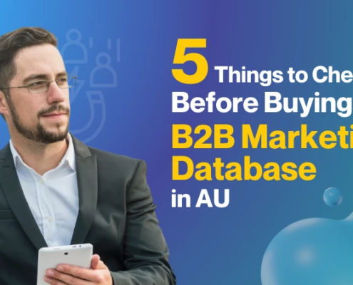 things to check before buying b2b marketing database in AU