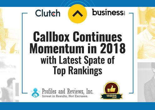 Callbox Continues Momentum in 2018 with Latest Spate of Top Rankings