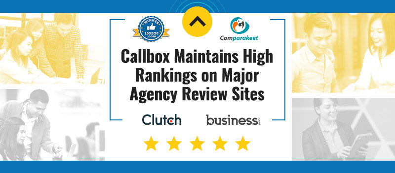 Callbox Maintains High Rankings on Major Agency Review Sites