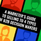 A Marketer's Guide To Selling To The 4 Types of B2B Decision Makers