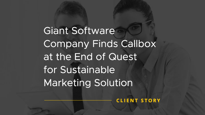 Giant Software Company Finds Callbox at the End of Quest for Sustainable Marketing Solution [CASE STUDY]