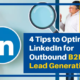 4 Tips to Optimize LinkedIn for Outbound B2B Lead Generation (Featured Image)