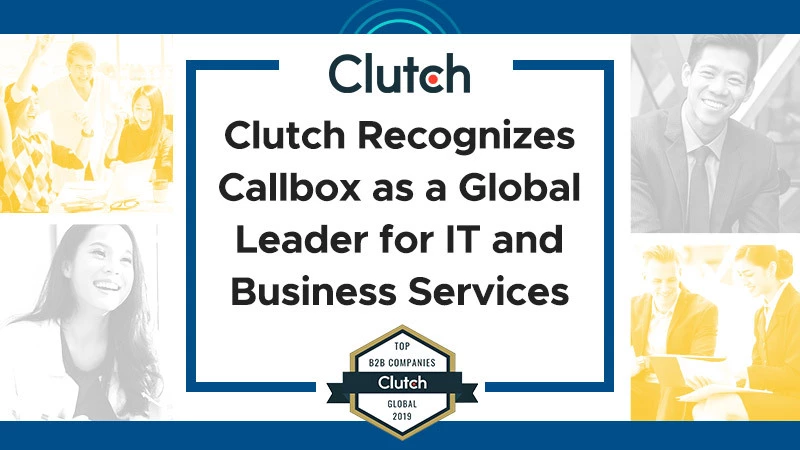 Clutch Recognizes Callbox as a Global Leader for IT and Business Services