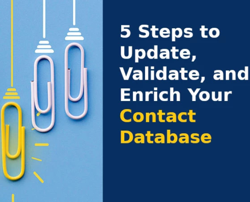 5 Steps to Update, Validate, and Enrich Your Contact Database