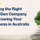 Picking the Right Lead Gen Company for Growing Your Business in Australia