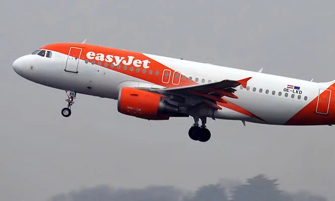 Easyjet plane taking off