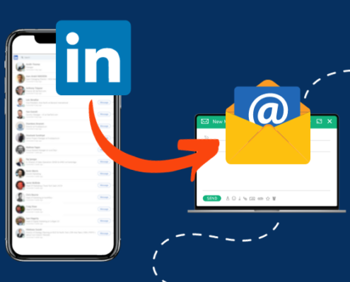 how to use linkedin contacts for email marketing