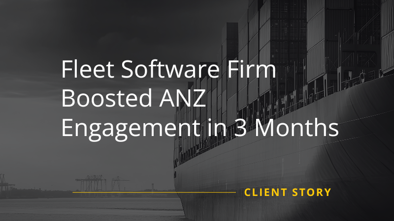 ANZ Fleet Software Firm Engagement Boost