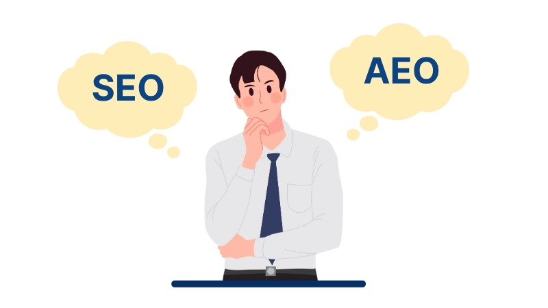 What's the Difference Between AEO and SEO in Lead Generation