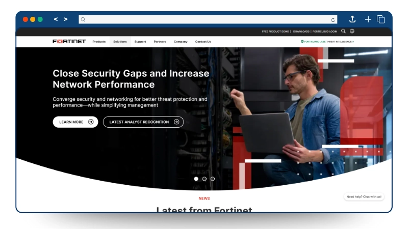 Fortinet FortiGate (Firewall + IPS)