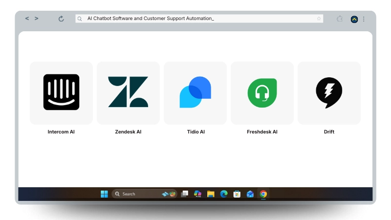 AI Chatbot Software and Customer Support Automation