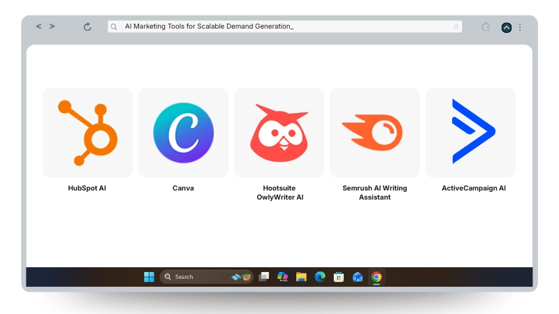 AI Marketing Tools for Scalable Demand Generation